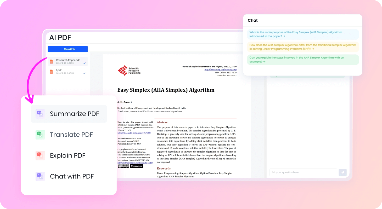 Chat with Any PDF and Ask AI Anything